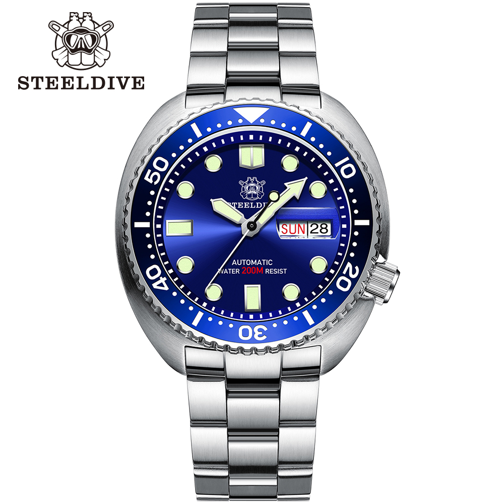 Seiko Watch Prospex - STEELDIVE Brand SD1972 45mm Sapphire Glass