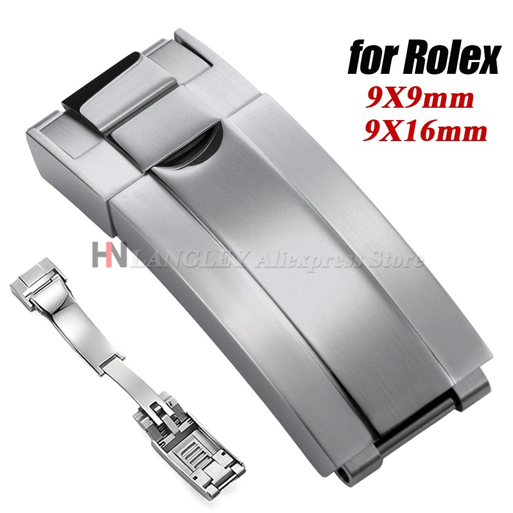Rolex Watch Submariner - 9x9mm 316L Stainless Steel Double Safety