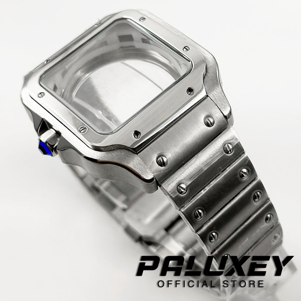 NH35 38mm Square Watch Case 31 - огляд і ціна Cartier Watch Santos