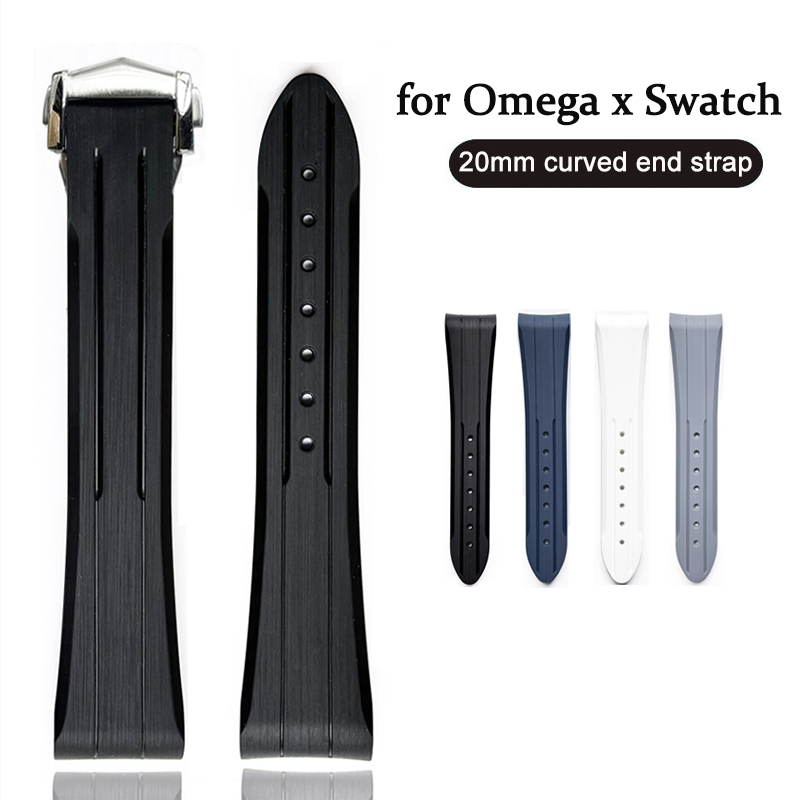 20mm Rubber Strap for Omega X  - огляд і ціна Omega Watch Speedmaster