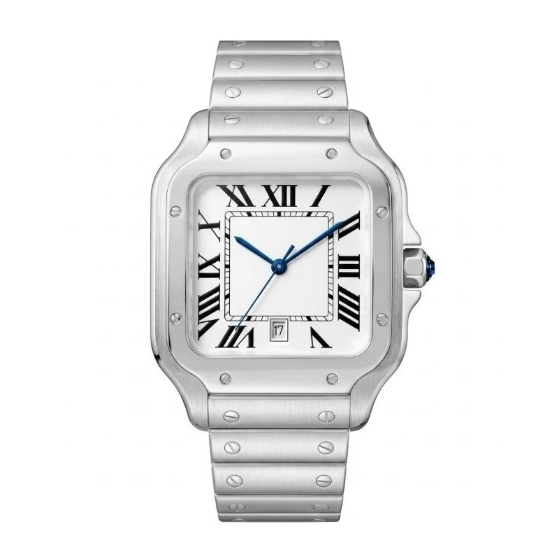 New Luxury Men's Quartz Watch  - огляд і ціна Cartier Watch Santos