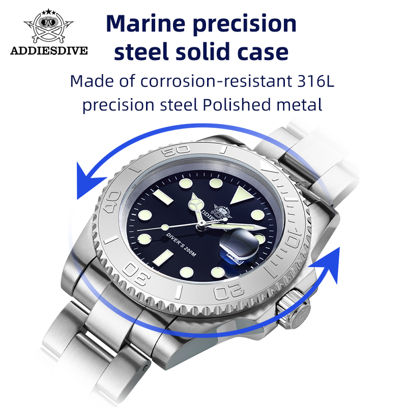 ADDIESIDVE Men's Stainless Ste - огляд і ціна Rolex Watch Submariner