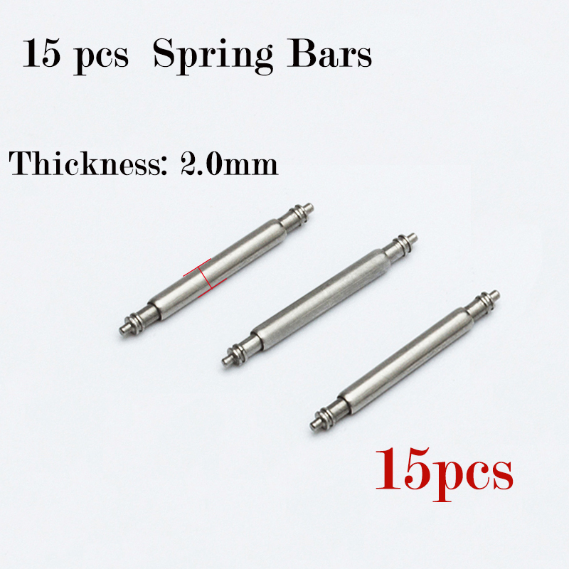 15pcs Watch Band Pin 2.0mm Dia - огляд і ціна Spring Bar Tool Set