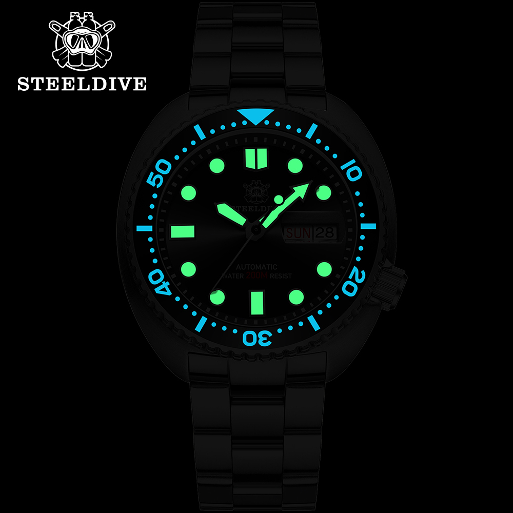 STEELDIVE Brand SD1972 45mm Sa - огляд і ціна Seiko Watch Prospex