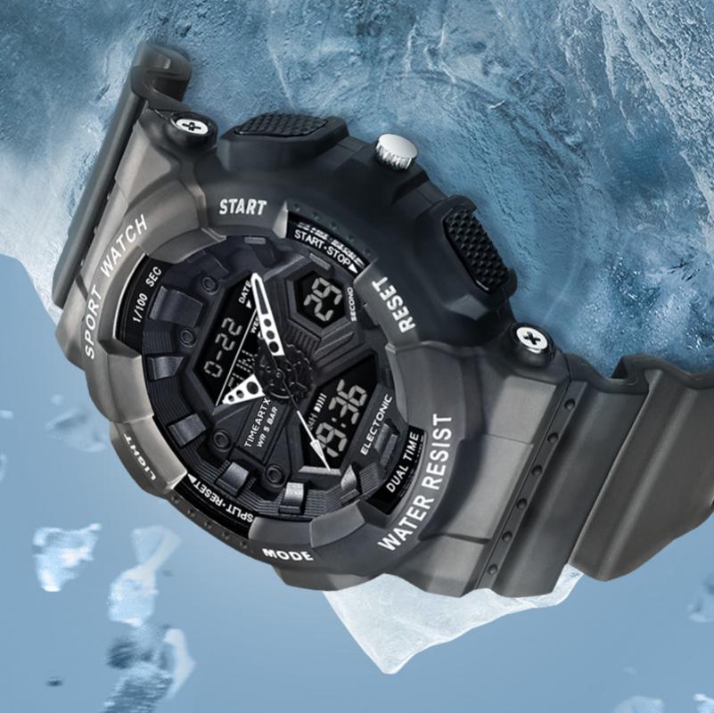 TIMEARTX Men's Watch Luxury Mu - огляд і ціна Rubber Strap Diver
