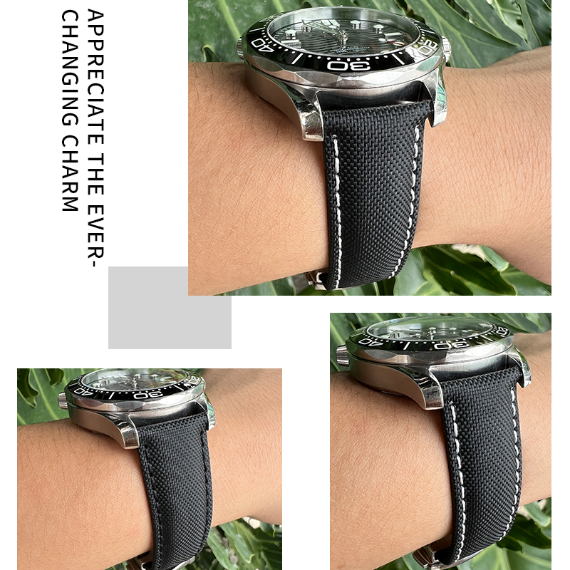 19mm 20mm 21mm 22mm Nylon Leat - огляд і ціна Omega Watch Speedmaster
