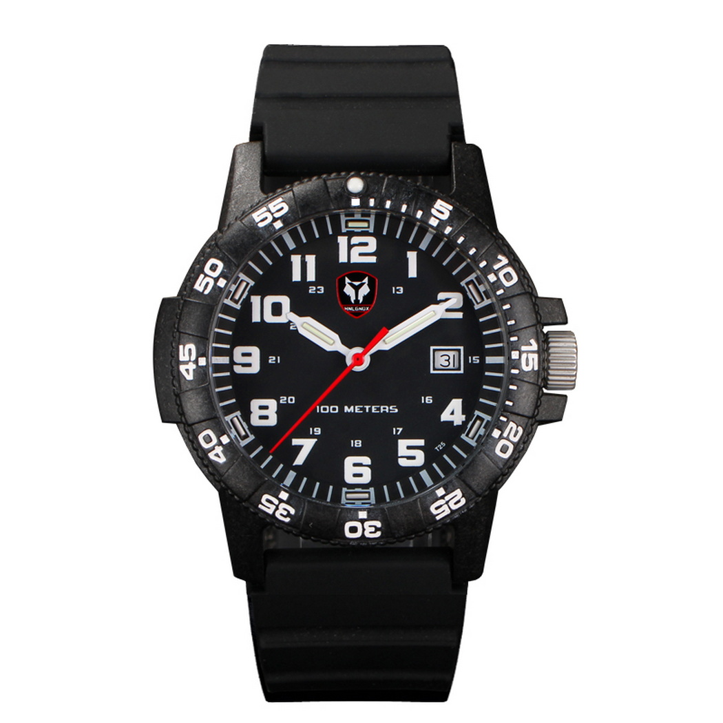 Hnlgnox Mens Pilot Watches Spo - огляд і ціна Rubber Strap Diver