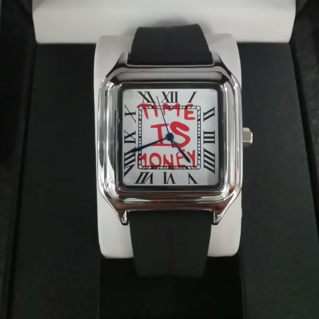 TIME IS MONEY Men's Waterproof - огляд і ціна Cartier Watch Santos
