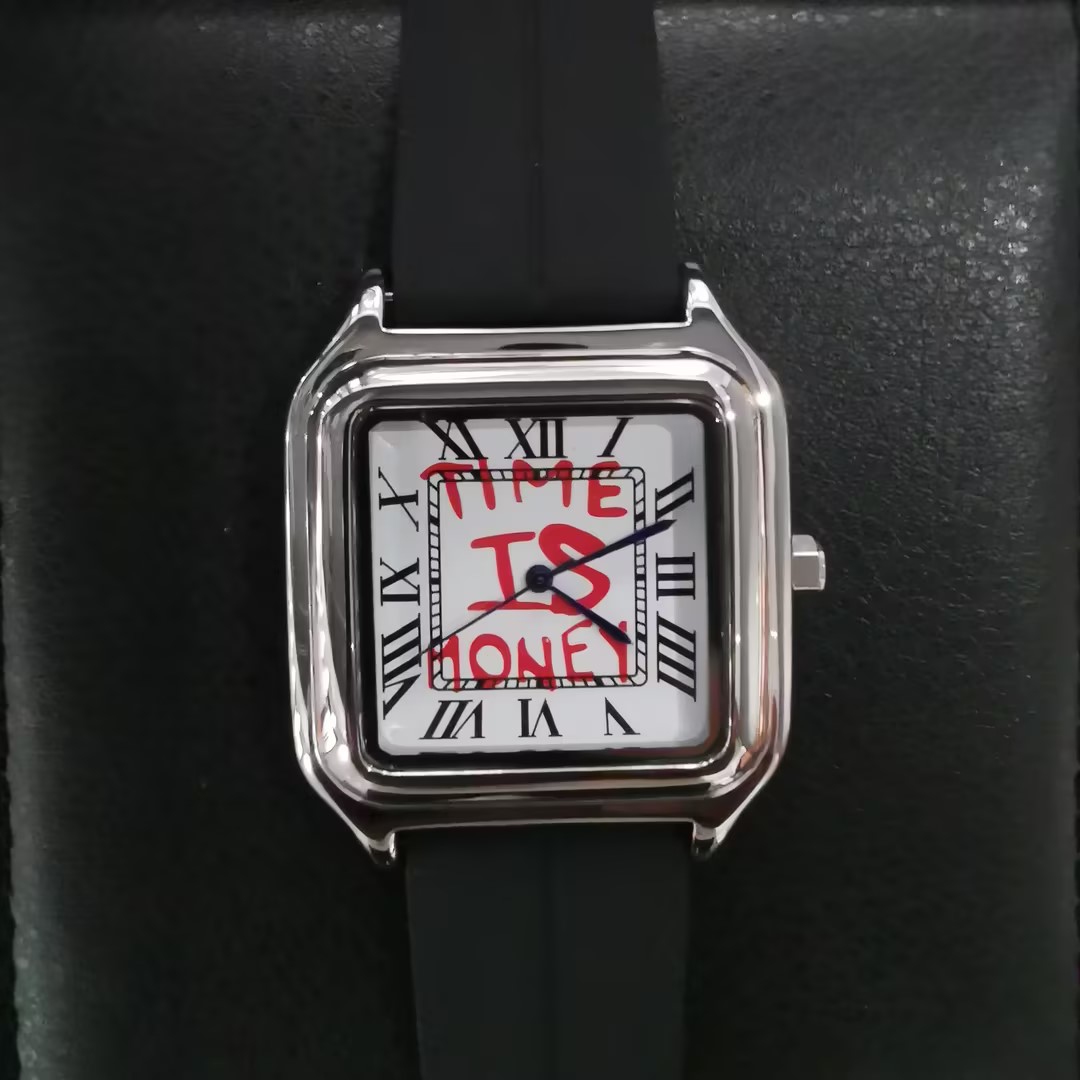 TIME IS MONEY Men's Waterproof - огляд і ціна Cartier Watch Santos