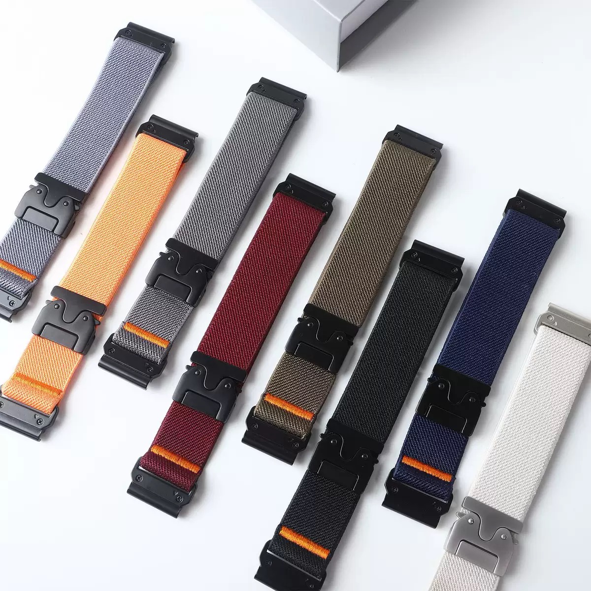 26 22mm Nylon Elastic Strap Fo - огляд і ціна Parachute Strap Elastic