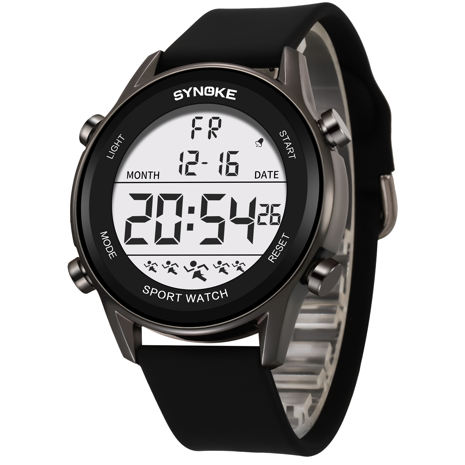 Digital Watches For Men Waterp - огляд і ціна Rubber Strap Diver